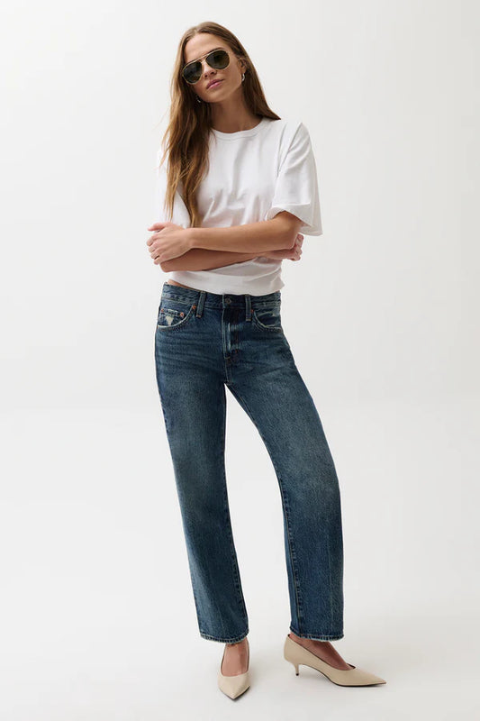 Pistola Lexi Midrise Bowed Straight Leg Artisan
