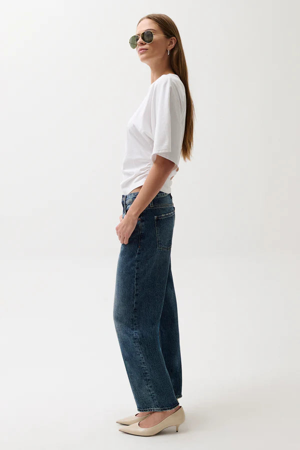 Pistola Lexi Midrise Bowed Straight Leg Artisan