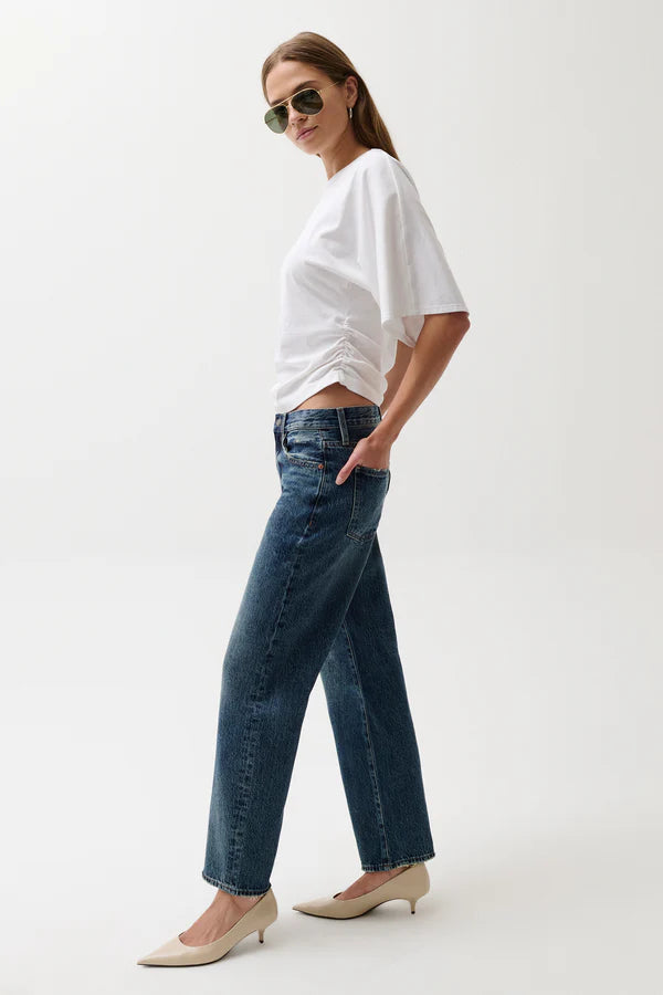 Pistola Lexi Midrise Bowed Straight Leg Artisan