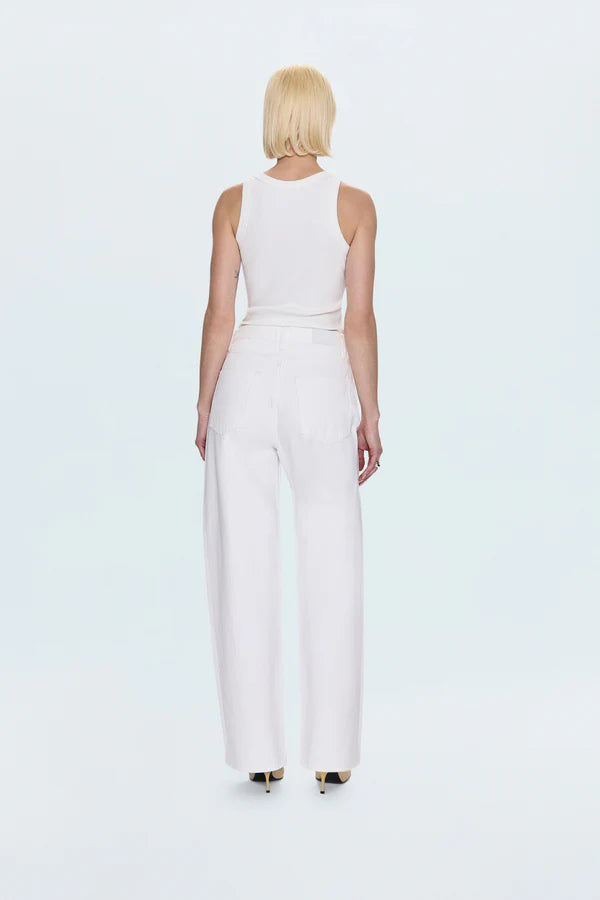 Pistola Tate High Rise Bowed Wide Leg