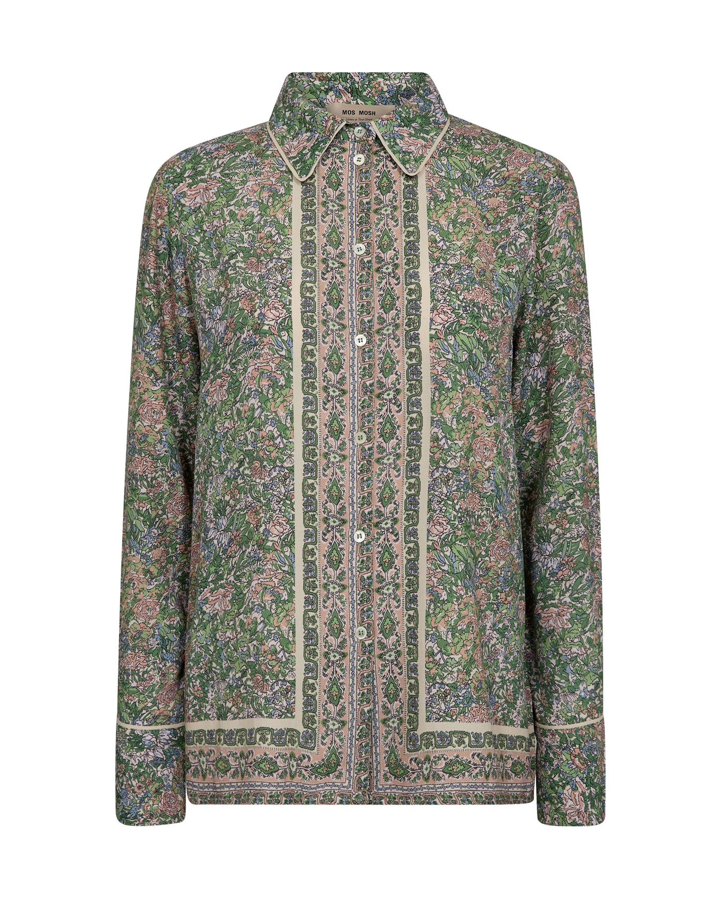 Mos Mosh Kana Flowish Orchid Shirt
