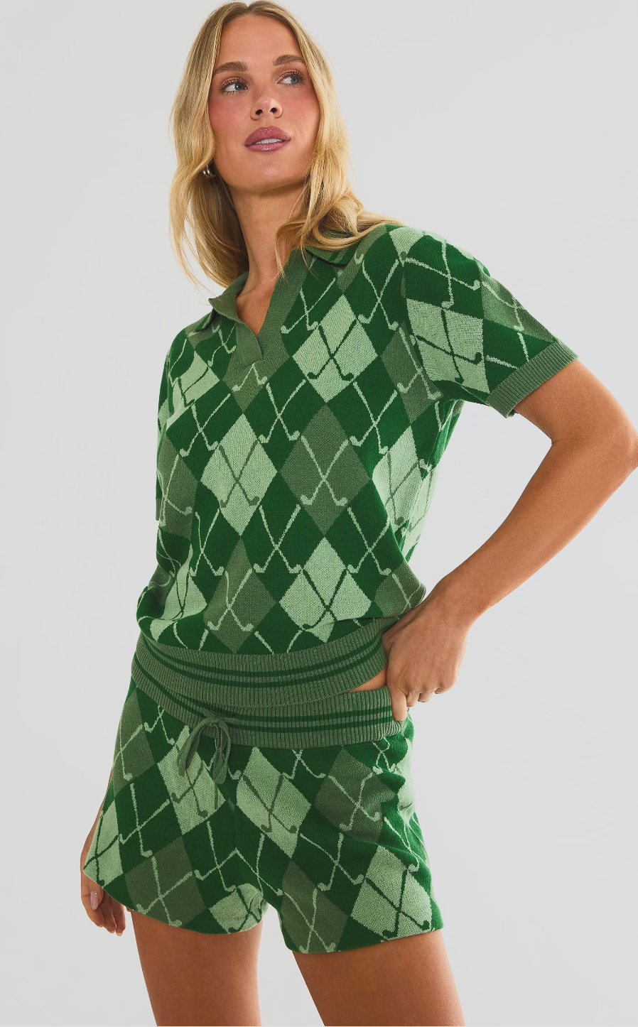 Beach Riot Giana Argyle Top