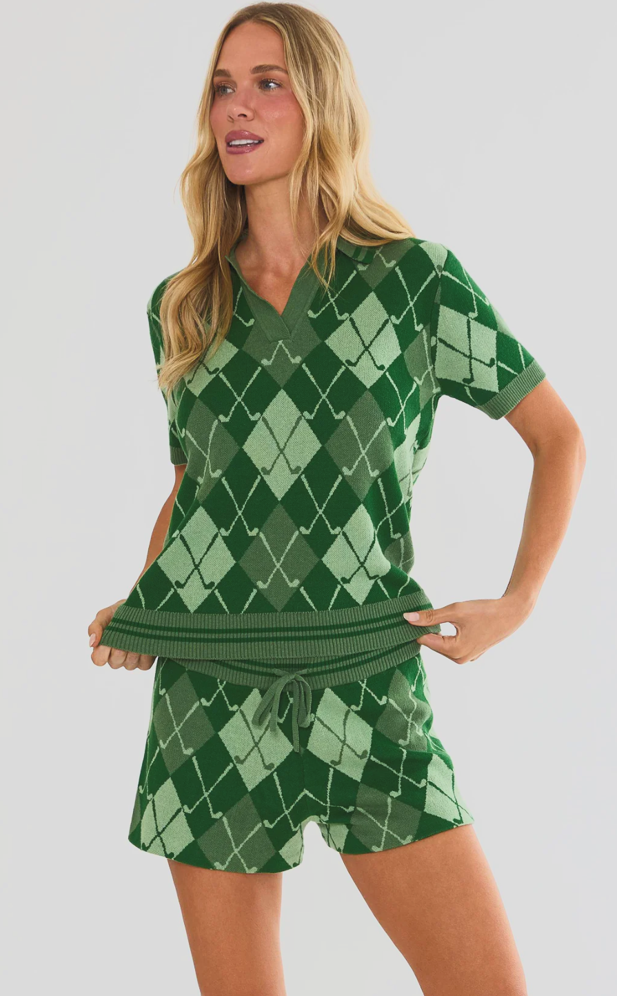 Beach Riot Giana Argyle Top