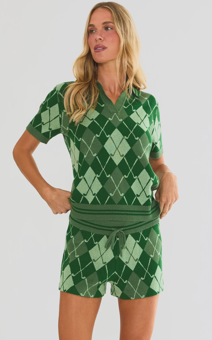 Beach Riot Giana Argyle Top