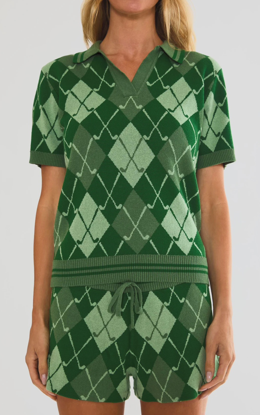 Beach Riot Giana Argyle Top