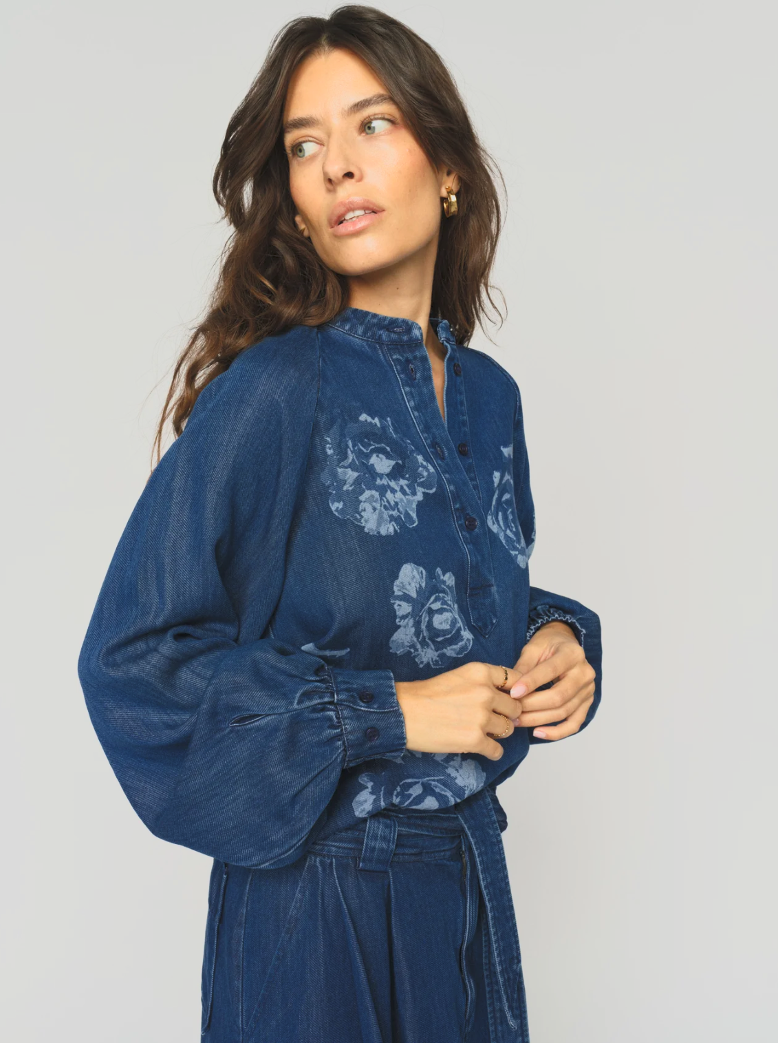 Mos Mosh Ova Denim Blouse