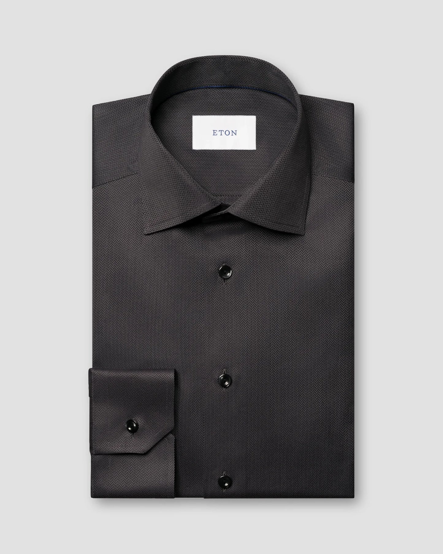 Eton Herringbone Signature Twill Shirt
