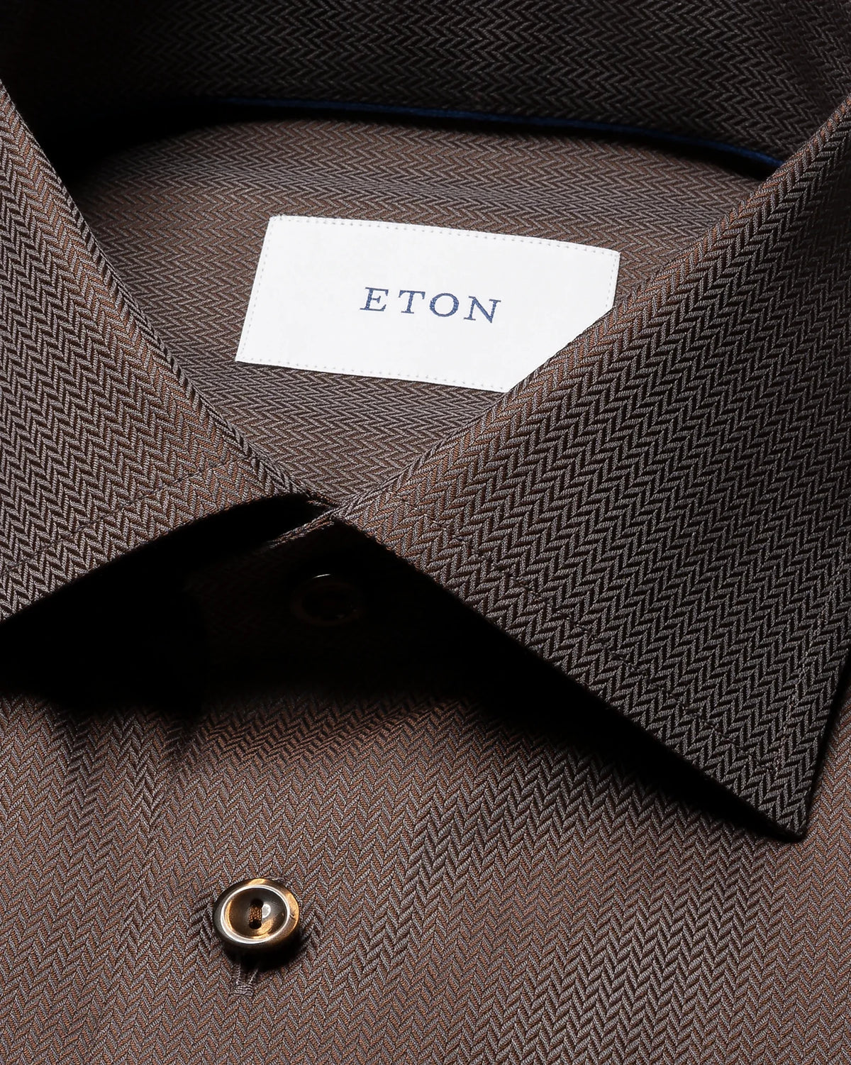 Eton Herringbone Signature Twill Shirt