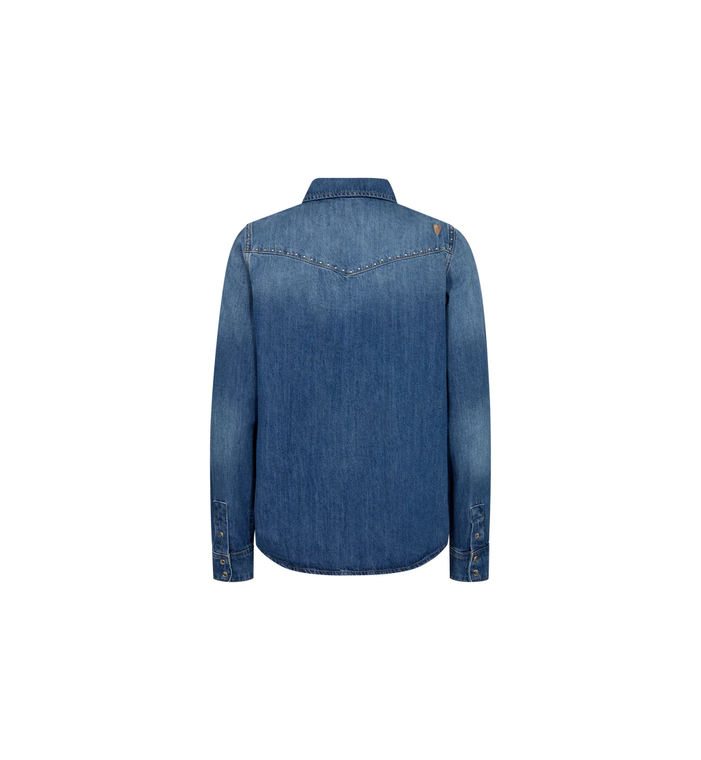Elvira Denim Shirt - Mos Mosh - Women's Denim Shirt