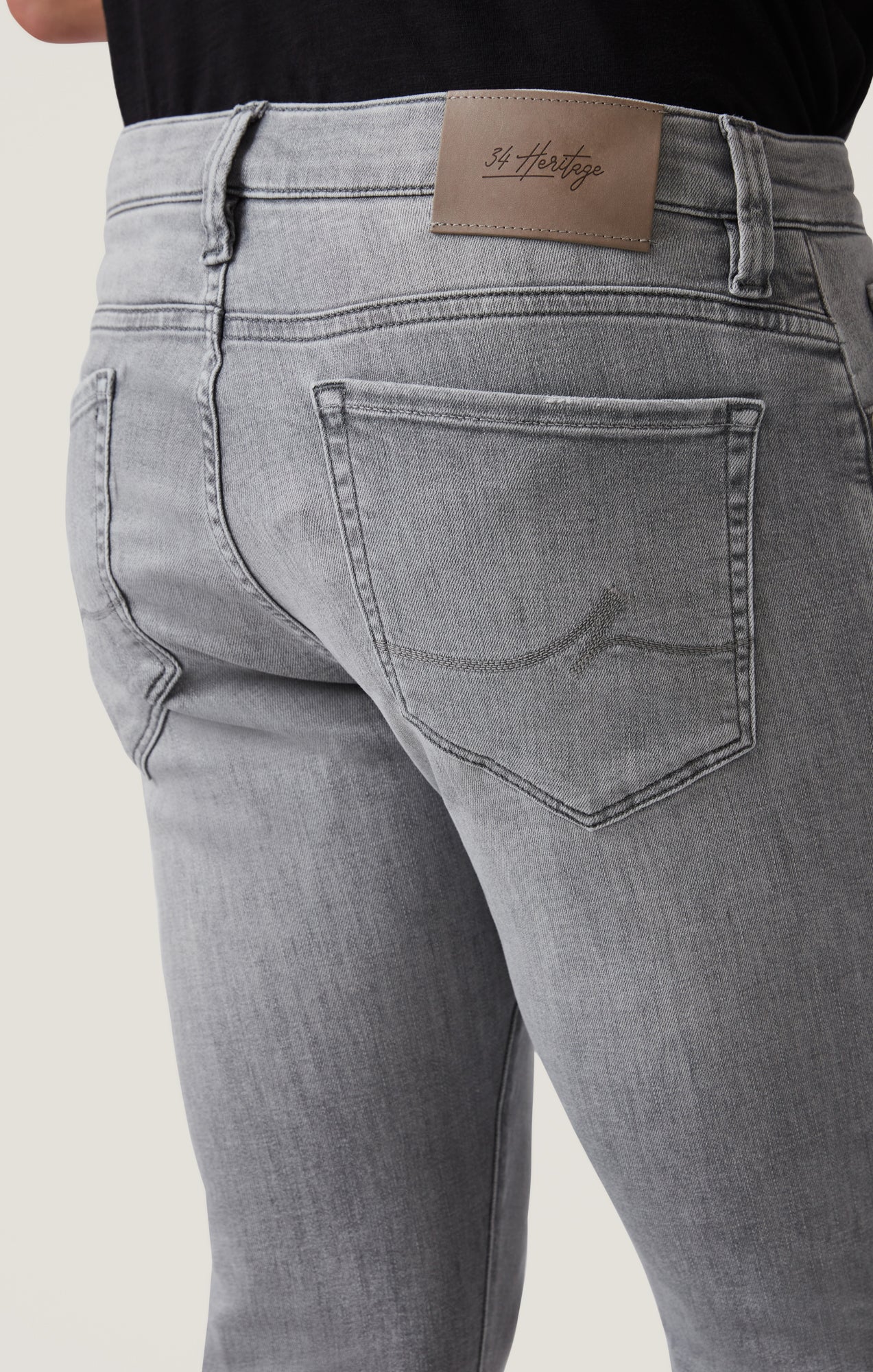 Cool Light Grey Organic Jean - 34 Heritage
