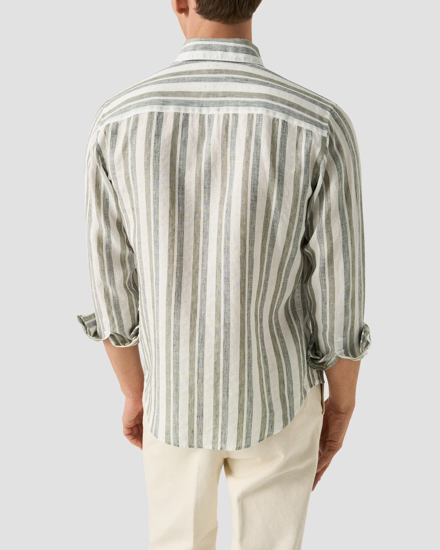 Eton Linen Muted Stripe