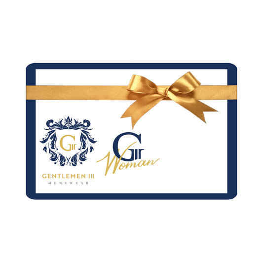 Gentlemen III Men's Wear & GIII Woman Gift Certificate