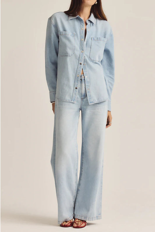 Pistola Jadyn Mid Rise Palazzo Jean