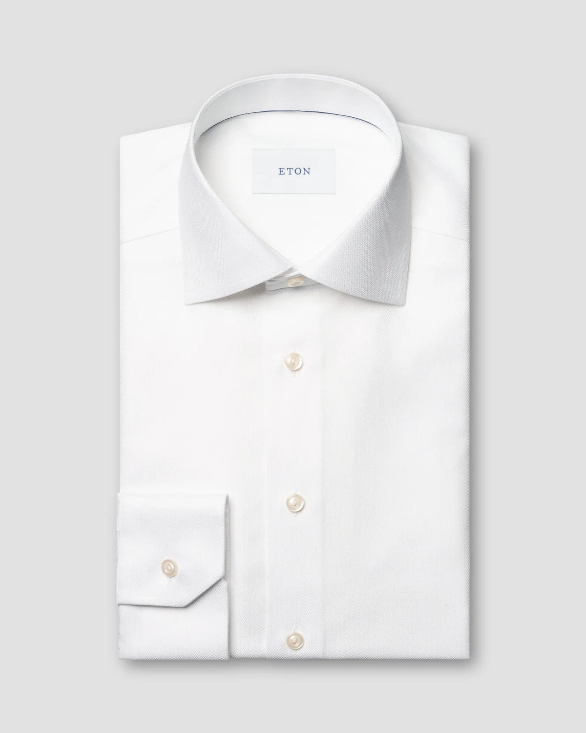 Eton Herringbone Signature Twill Shirt