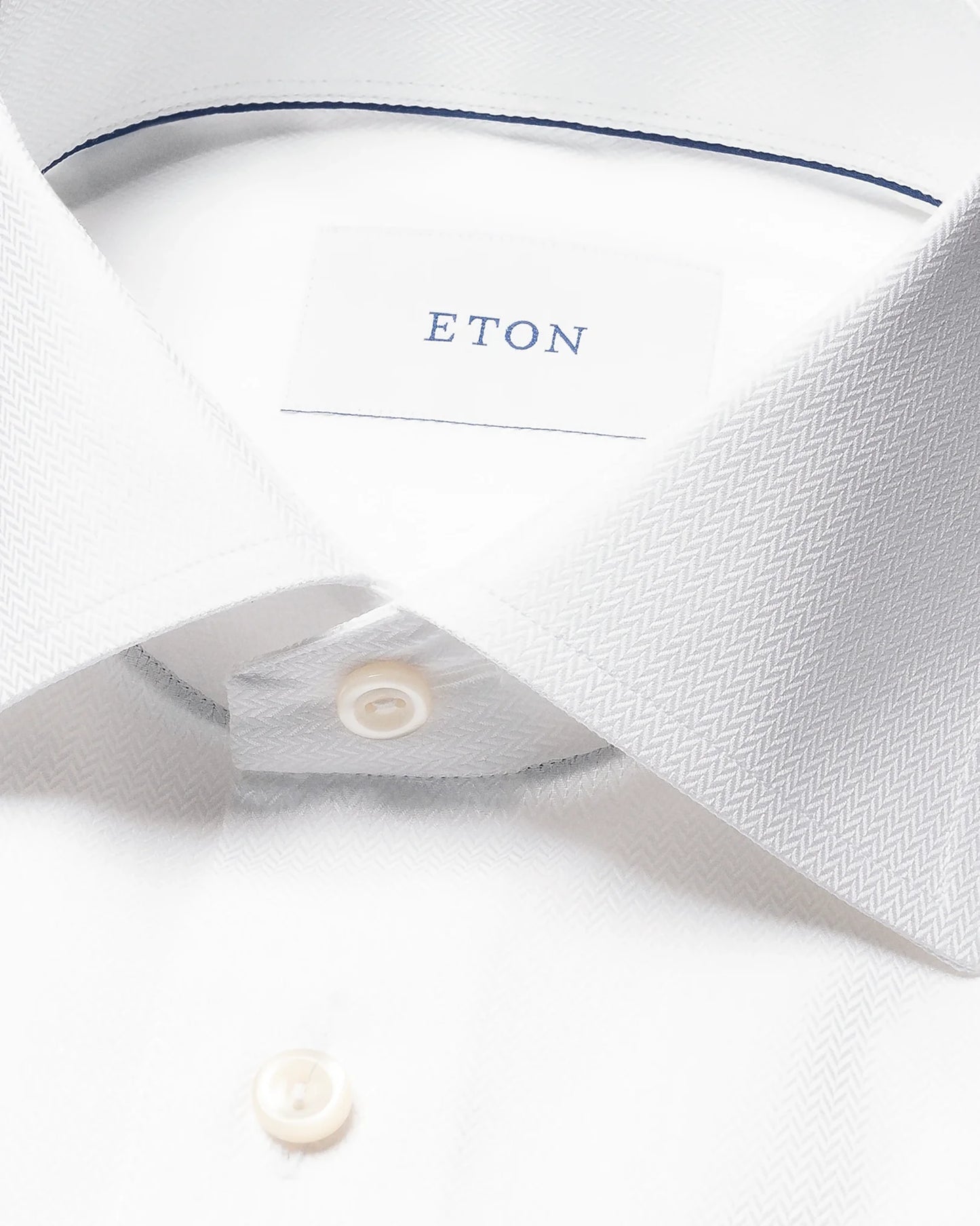 Eton Herringbone Signature Twill Shirt