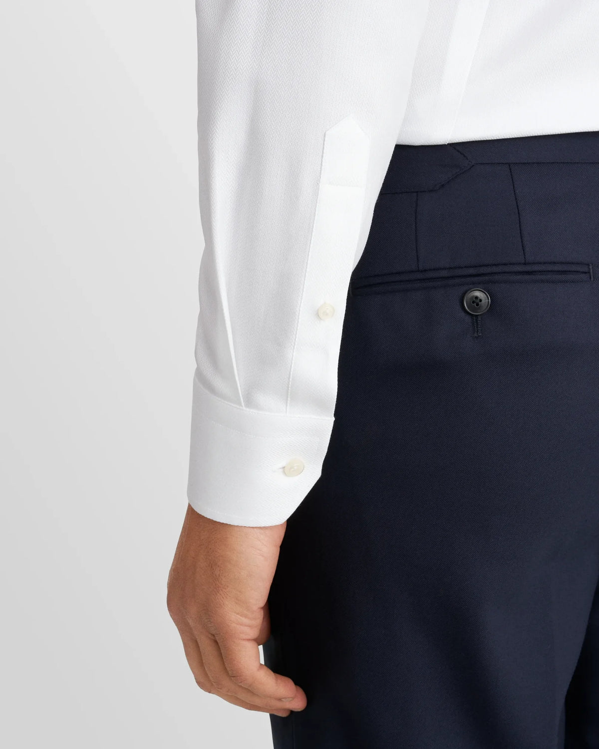 Eton Herringbone Signature Twill Shirt